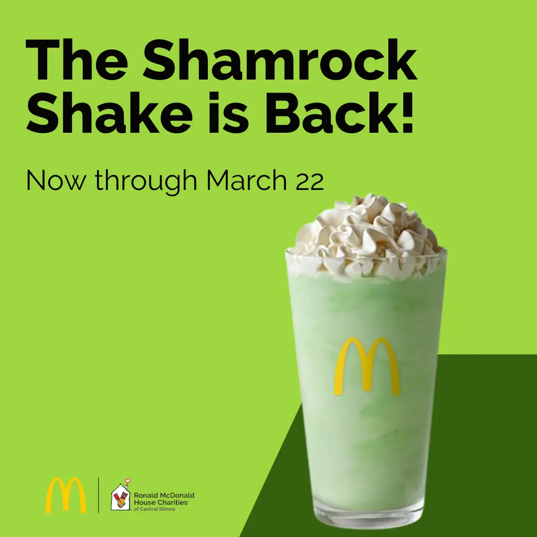Enjoy a Shamrock Shake – Keep Families Close